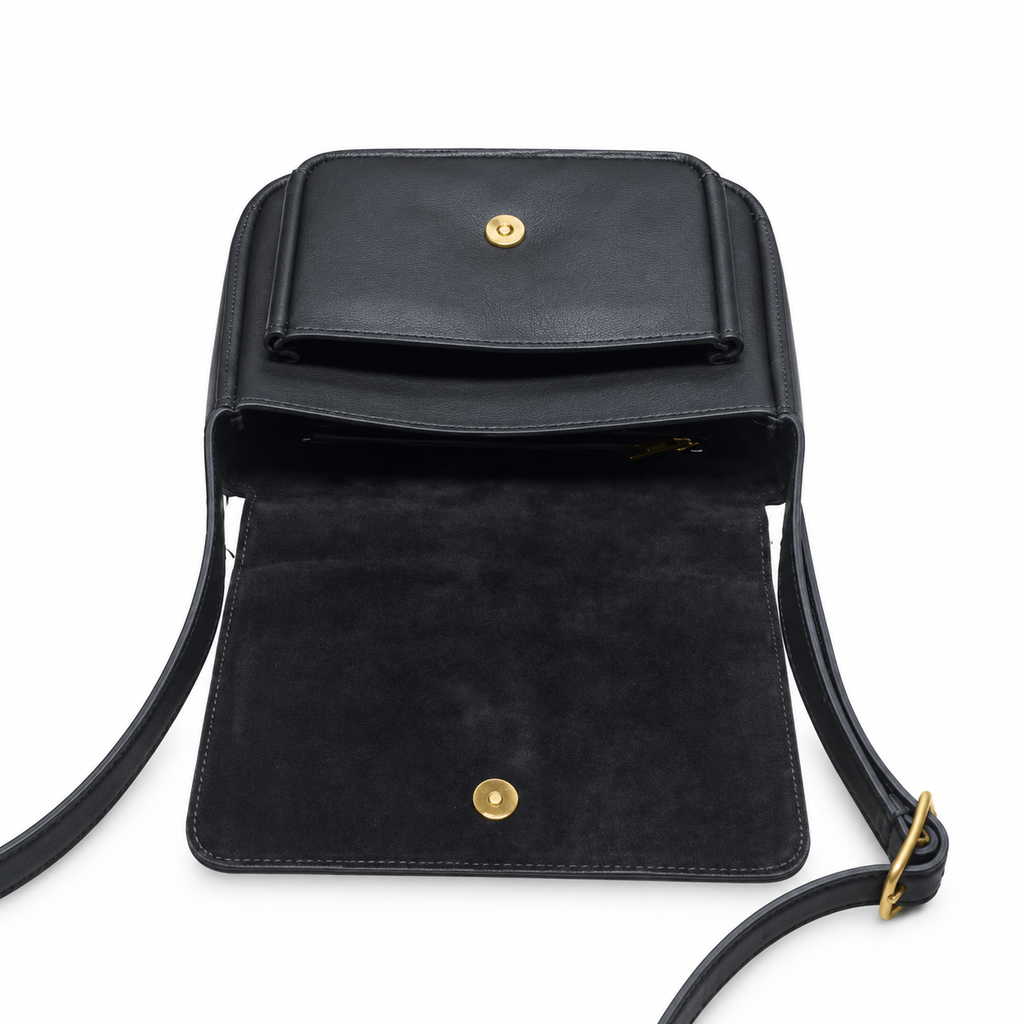 YSL Saint Laurent Solferino Crossbody Bag Black