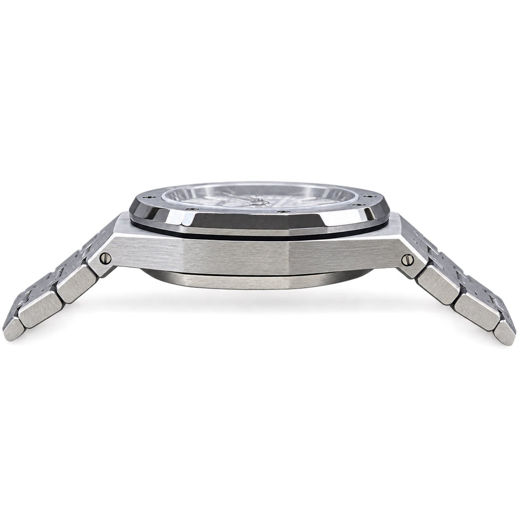 Audemars Piguet Royal Oak Lady Selfwinding 34mm – White Grande Tapisserie Steel Bracelet