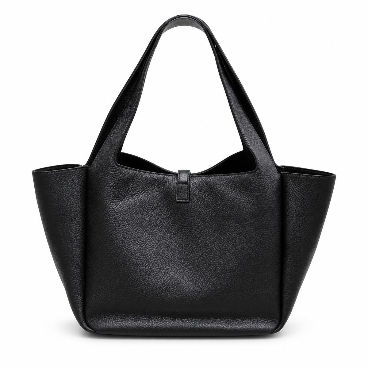 YSL Bea Tote Bag – Black Grained Leather