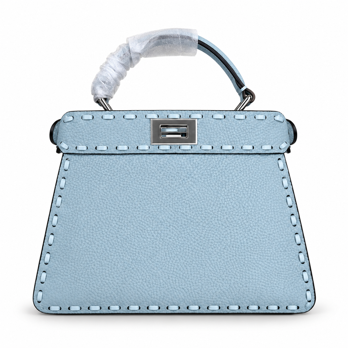 Fendi Mini Handbag 20cm – FF Monogram Top Handle Bag