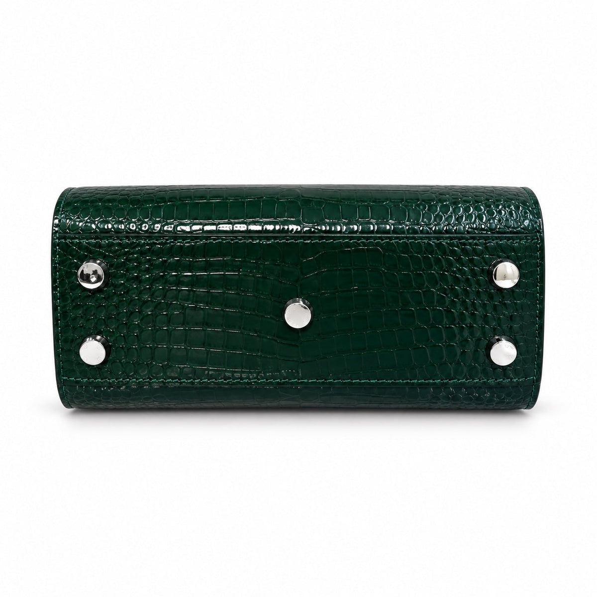 YSL Sac de Jour Small Bag – Forest Green Croc-Embossed