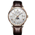 XGEQCK Men's Moon Phase Calendar – Rose Gold Black Dial